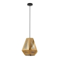 Eglo - Πολύφωτο σε σχοινί 1xE27/28W/230V διάμετρος 3cm χρυσαφί