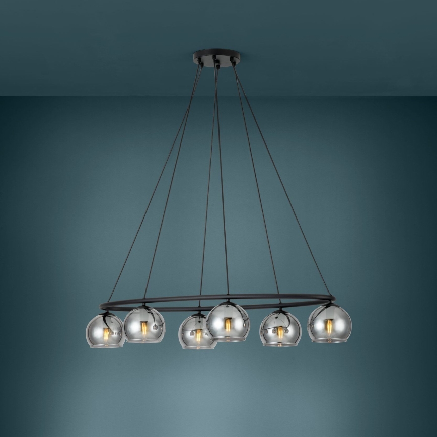 Eglo - Πολύφωτο κρεμαστό  6xE14/25W/230V