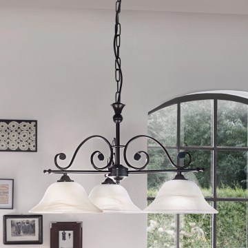 Eglo - Πολύφωτο με αλυσίδα 3xE27/60W/230V