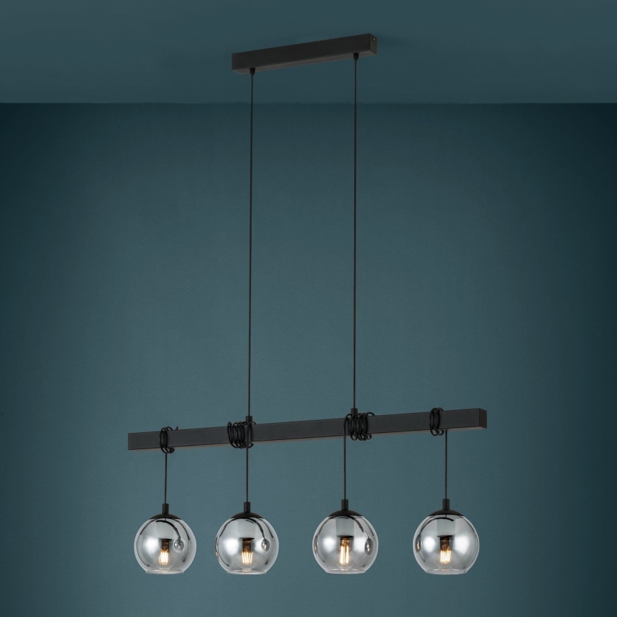 Eglo - Πολύφωτο σε ράγα 4xE27/40W/230V