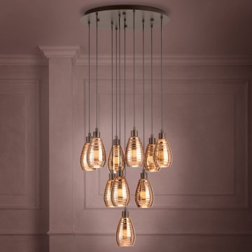 Eglo - Πολύφωτο σε σχοινί 10xE27/60W/230V