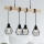 Eglo - Πολύφωτο σε σχοινί TOWNSHEND 4xE27/60W/230V basket