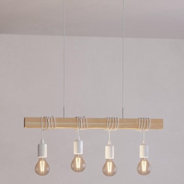 Eglo - Πολύφωτο σε σχοινί TOWNSHEND 4xE27/60W/230V