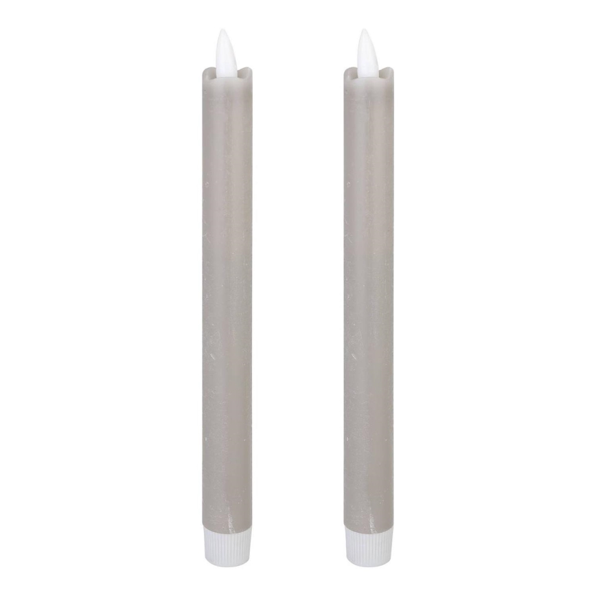Eglo - ΣΕΤ 2x Κεριά LED LED/1xAAA 24,5 cm γκρι