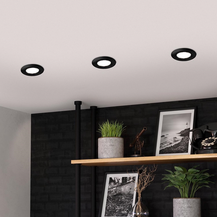 Eglo - ΣΕΤ 3x LED Εντοιχισμένο φωτιστικό PENETO 1xGU10/4,6W/230V
