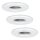 Eglo - ΣΕΤ 3x LED φωτιστικό μπάνιου IGOA 1xGU10/3,3W/230V IP44