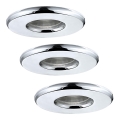 Eglo - ΣΕΤ 3x LED φωτιστικό μπάνιου IGOA 1xLED/3,3W/230V IP44