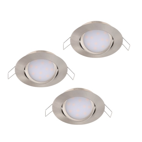 Eglo - ΣΕΤ 3x Κρεμαστό φως οροφής LED MUNIZ 1xLED/6W/230V