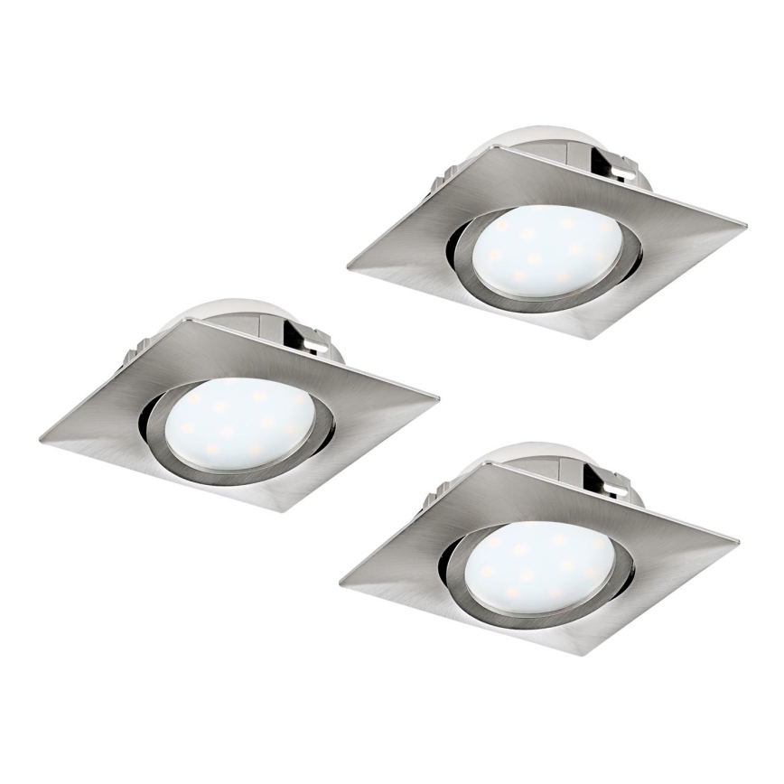 Eglo - ΣΕΤ 3x Κρεμαστό φως οροφής LED PINEDA 1xLED/4,9W/230V
