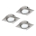 Eglo - ΣΕΤ 3x Κρεμαστό φως οροφής LED PINEDA 1xLED/4,9W/230V