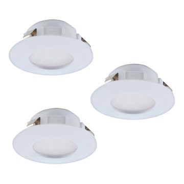 Eglo - ΣΕΤ 3x Κρεμαστό φως οροφής LED PINEDA 1xLED/6W/230V