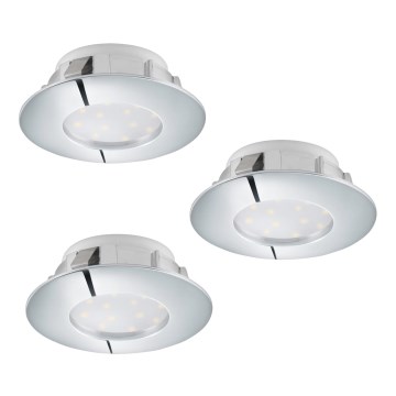 Eglo - ΣΕΤ 3x Κρεμαστό φως οροφής LED PINEDA 1xLED/6W/230V