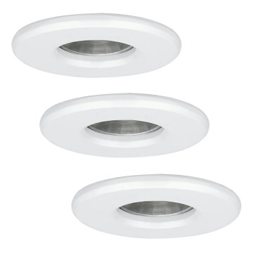 Eglo - ΣΕΤ 3x Φωτιστικό μπάνιου LED IGOA 1xGU10/3,3W/230V IP44