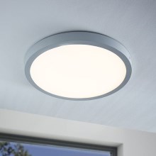 Eglo - Φως οροφής LED 1xLED/25W/230V ασήμι στρογγυλό 2500 lm
