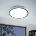 Eglo - Φως οροφής LED 1xLED/25W/230V ασήμι στρογγυλό 4000K