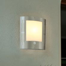 EGLO - Φως τοίχου εξωτερικού χώρου με αισθητήρα 1xE27/15W/230V IP44