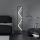 Eglo - Φωτιστικό δαπέδου LED Dimmable LED/23W/230V 2700-6500K μαύρο/χρυσό + τηλεχειριστήριο