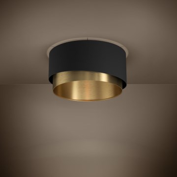 Eglo - Φωτιστικό οροφής 1xE27/40W/230V μαύρο/χρυσό