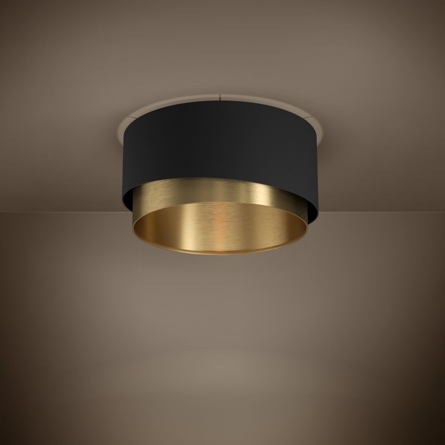 Eglo - Φωτιστικό οροφής 1xE27/40W/230V μαύρο/χρυσό