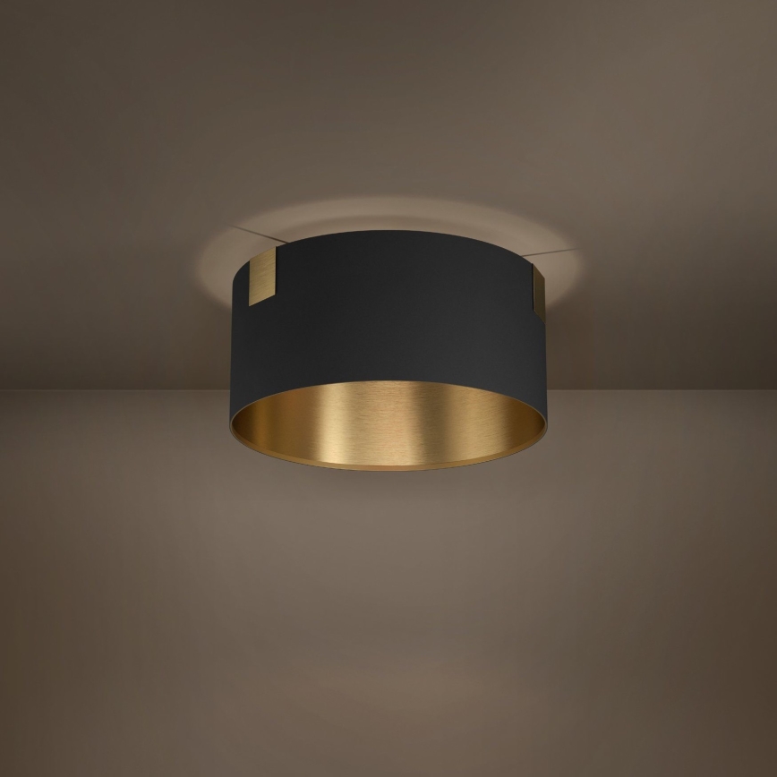 Eglo - Φωτιστικό οροφής 1xE27/40W/230V μαύρο/χρυσό