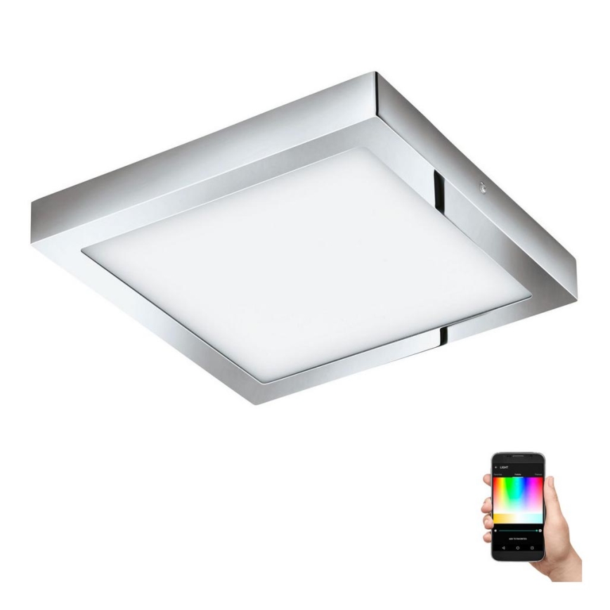 Eglo - Φωτιστικό οροφής dimmer LED RGB FUEVA-C LED/21W/230V Bluetooth