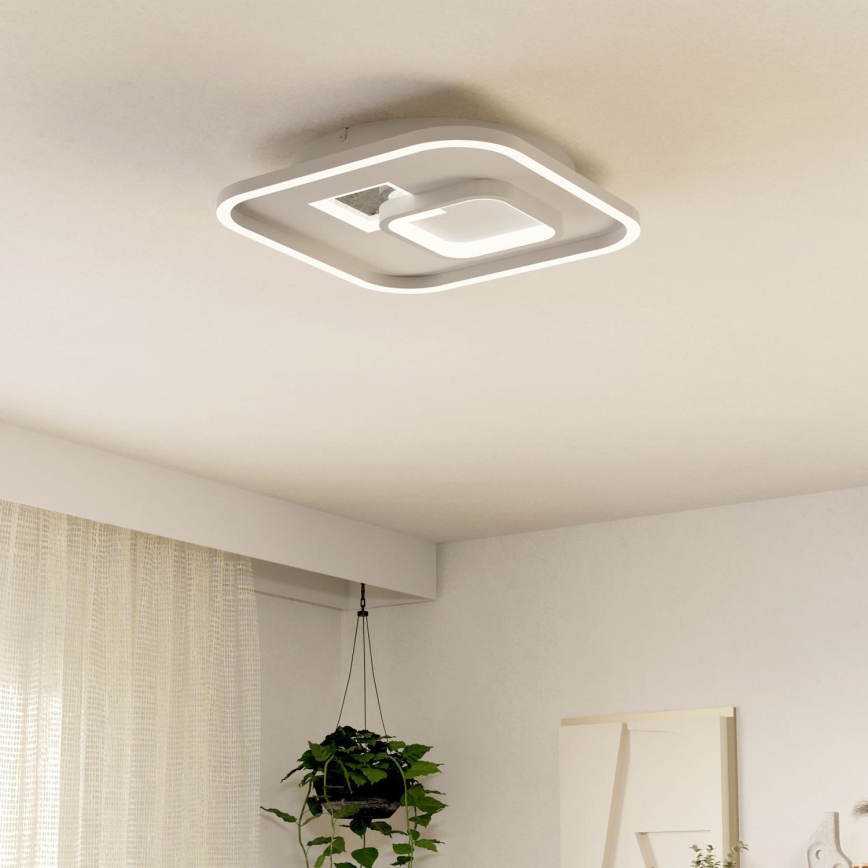 Eglo - Φωτιστικό οροφής LED 1xLED/16,2W/230V + 1xLED/9,2W 38x38 cm λευκό