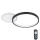 Eglo - Φωτιστικό οροφής LED Dimmable LED/15W/230V μαύρο + τηλεχειριστήριο
