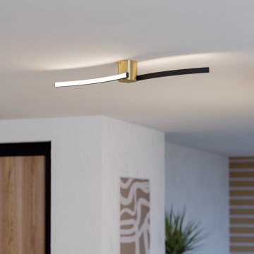 Eglo - Φωτιστικό οροφής LED LED/12W/230V 4000K μαύρο