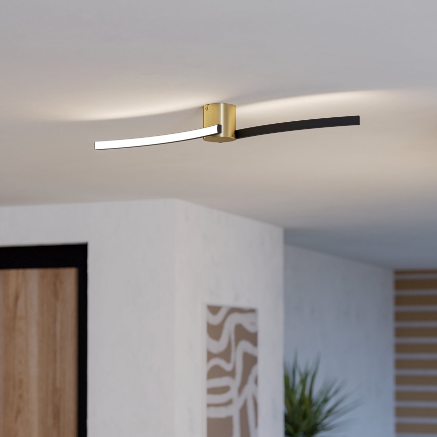 Eglo - Φωτιστικό οροφής LED LED/12W/230V 4000K μαύρο