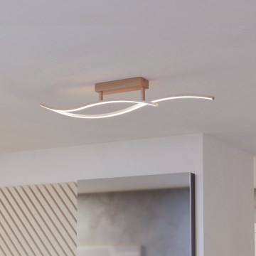 Eglo - Φωτιστικό οροφής LED LED/12W/230V 4000K μπεζ