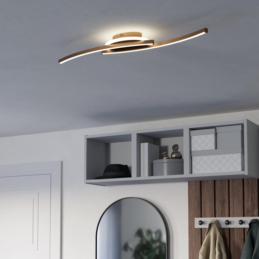 Eglo - Φωτιστικό οροφής LED LED/12W/230V 4000K χαλκός