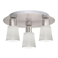 Eglo - Φωτιστικό οροφής LED MY CHOICE 3xE14/4W/230V ματ χρώμιο/κρεμ