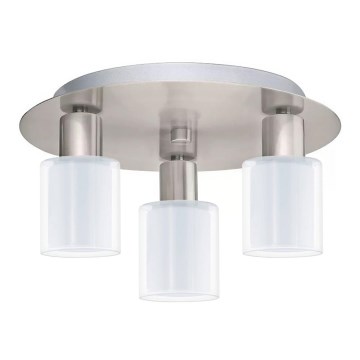 Eglo - Φωτιστικό οροφής LED MY CHOICE 3xE14/4W/230V ματ χρώμιο/λευκό