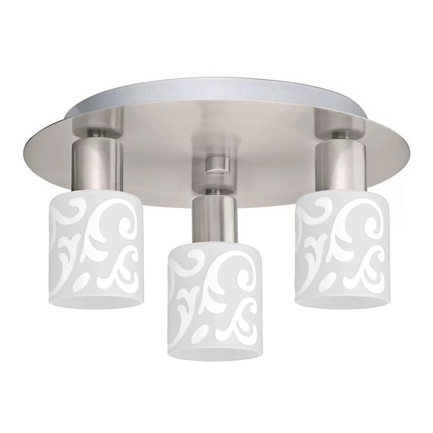 Eglo - Φωτιστικό οροφής LED MY CHOICE 3xE14/4W/230V ματ χρώμιο/λευκό