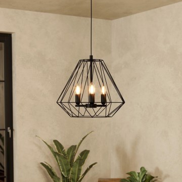 Eglo - Φωτιστικό οροφής με καλώδιο 3xE14/40W/230V