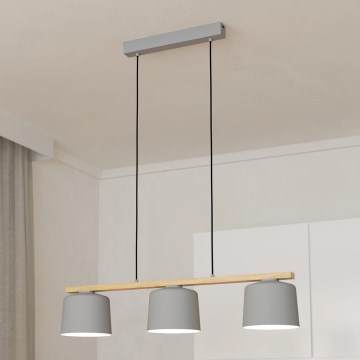 Eglo - Φωτιστικό οροφής με καλώδιο 3xE27/40W/230V