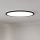 Eglo - Φωτιστικό οροφής μπάνιου dimming LED LED/16,8W/230V 2700-6500K διάμετρος 50 cm IP44 μαύρο + τηλεχειριστήριο