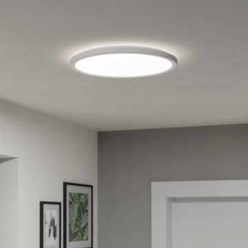 Eglo - Φωτιστικό οροφής μπάνιου dimming LED LED/18,5W/230V 2700-6500K διάμετρος 38,9 cm IP44 λευκό + τηλεχειριστήριο