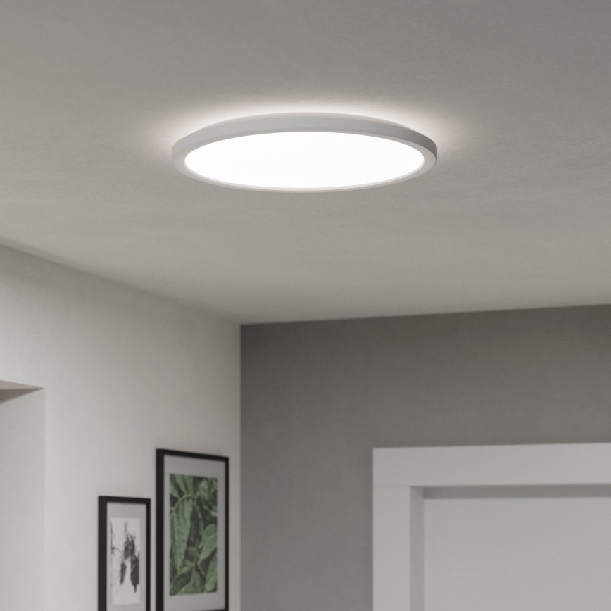 Eglo - Φωτιστικό οροφής μπάνιου dimming LED LED/18,5W/230V 2700-6500K διάμετρος 38,9 cm IP44 λευκό + τηλεχειριστήριο