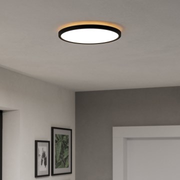 Eglo - Φωτιστικό οροφής μπάνιου LED LED/13,9W/230V 2700/4000/6500K διάμετρος 30 cm IP44 μαύρο