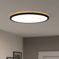 Eglo - Φωτιστικό οροφής μπάνιου LED LED/16,8W/230V 2700/4000/6500K διάμετρος 50 cm IP44 μαύρο