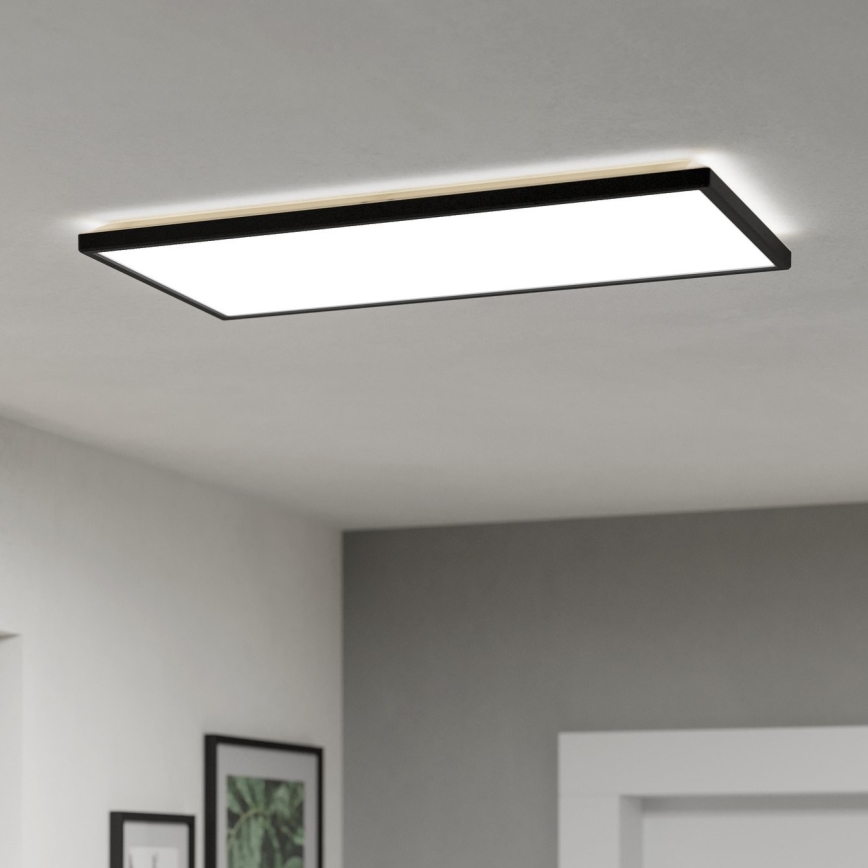 Eglo - Φωτιστικό οροφής μπάνιου LED LED/17,2W/230V 2700/4000/6500K 30x57 cm IP44 μαύρο