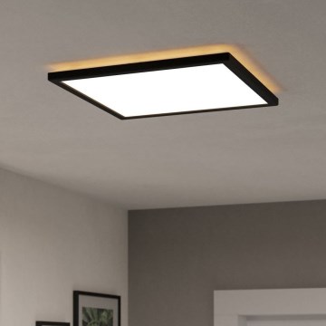 Eglo - Φωτιστικό οροφής μπάνιου LED LED/17,6W/230V 2700/4000/6500K 39x39 cm IP44 μαύρο