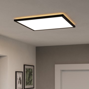 Eglo - Φωτιστικό οροφής μπάνιου LED LED/17W/230V 2700/4000/6500K 50x50 cm IP44 μαύρο