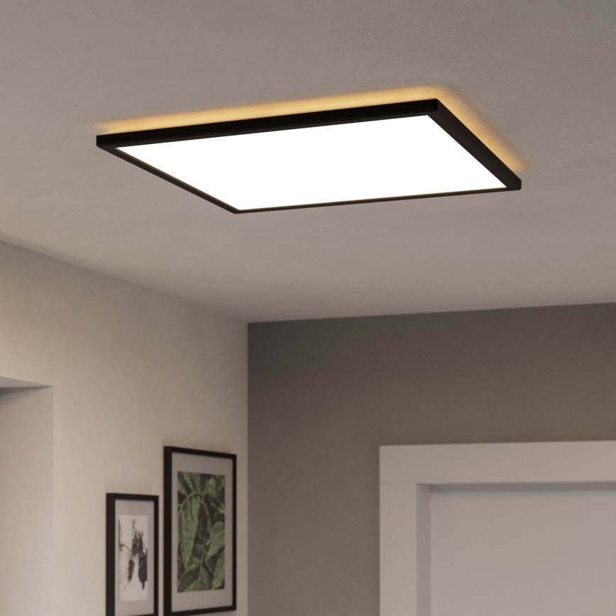 Eglo - Φωτιστικό οροφής μπάνιου LED LED/17W/230V 2700/4000/6500K 50x50 cm IP44 μαύρο
