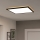 Eglo - Φωτιστικό οροφής μπάνιου LED LED/17W/230V 2700/4000/6500K 50x50 cm IP44 μαύρο