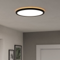 Eglo - Φωτιστικό οροφής μπάνιου LED LED/18,5W/230V 2700K/4000K/6500K διάμετρος 38,9 cm IP44 μαύρο