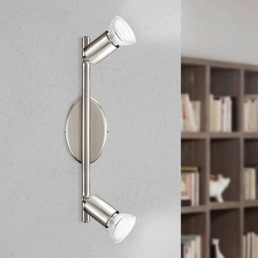 Eglo - Φωτιστικό σποτ LED 2xGU10/2,8W/230V