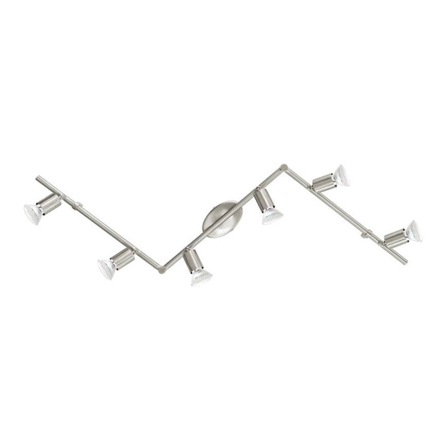 Eglo - Φωτιστικό σποτ LED 6xGU10-LED/2,8W/230V