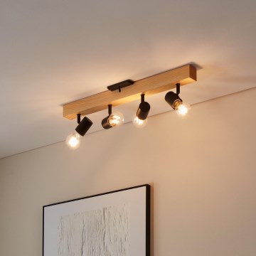 Eglo - Φωτιστικό σποτ TOWNSHEND 4xE27/10W/230V - FSC πιστοποιημένο